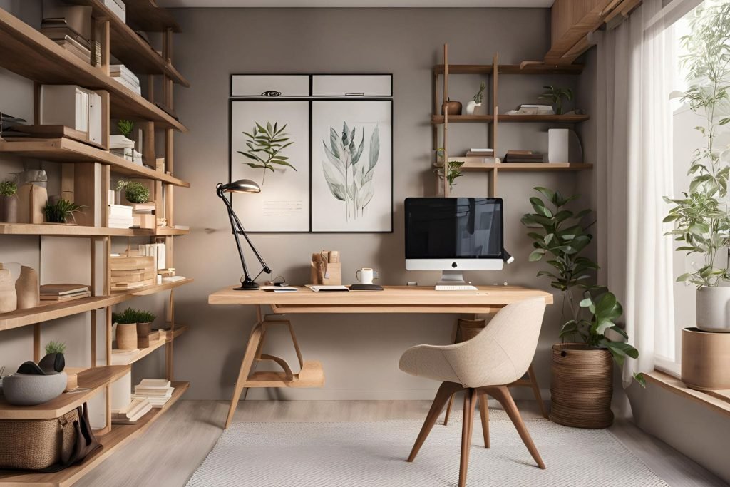 home office atlanta basement renovation
